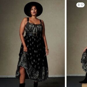 Elegant black maxi dress